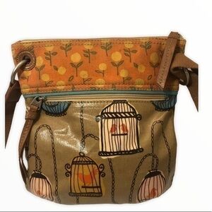 Fossil keyper birdcage bag